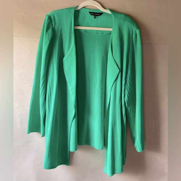 Ming Wang Sweaters - Ming Wang cardigan. Open front. Green. Size 1X
